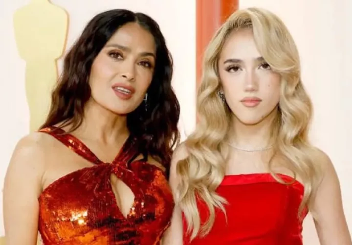 Salma Hayek y su hija Valentina Paloma Pinault en los premios Óscar. EFE