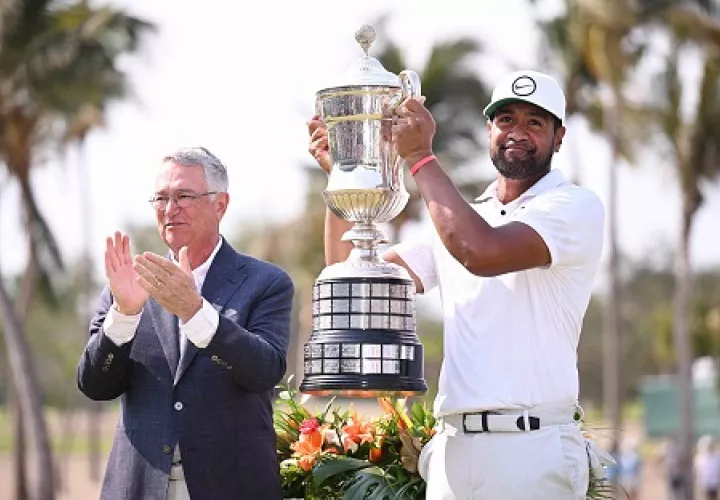 Tony Finau, con una brillante actuación.