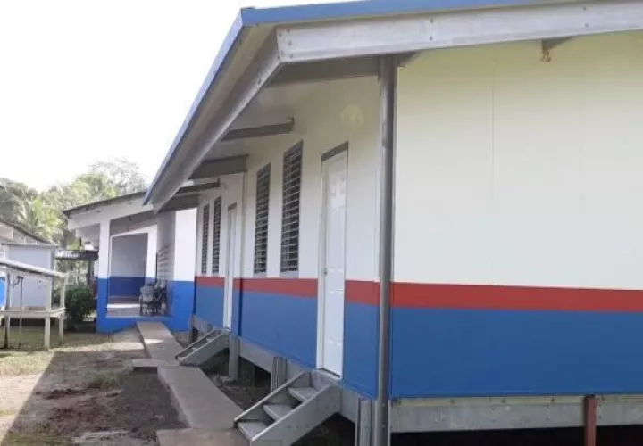 Las aulas son para centros escolares de Panamá Oeste, Norte, Este y por necesidad de salones deteriorados en la comarca Ngäbe Buglé y Darién.