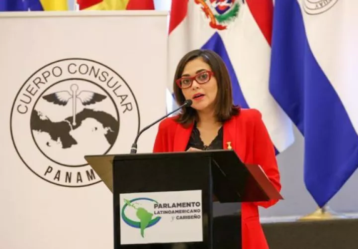 La ministra de Relaciones Exteriores de Panamá, Janaina Tewaney Mencomo. Foto: Cortesía Cancillería