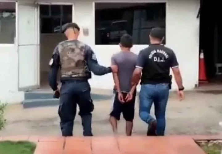 Alias “Bredio” fue capturado en el sector de La Pesa. Foto: Eric A. Montenegro,