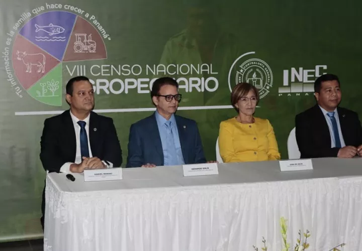 La presentación del evento censal se realizó este martes. Foto: Víctor Arosemena
