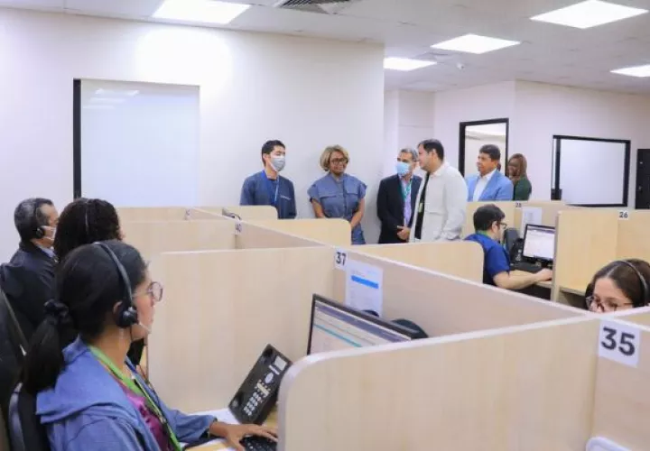 Centro de llamas del Ministerio de Salud. Foto: Minsa