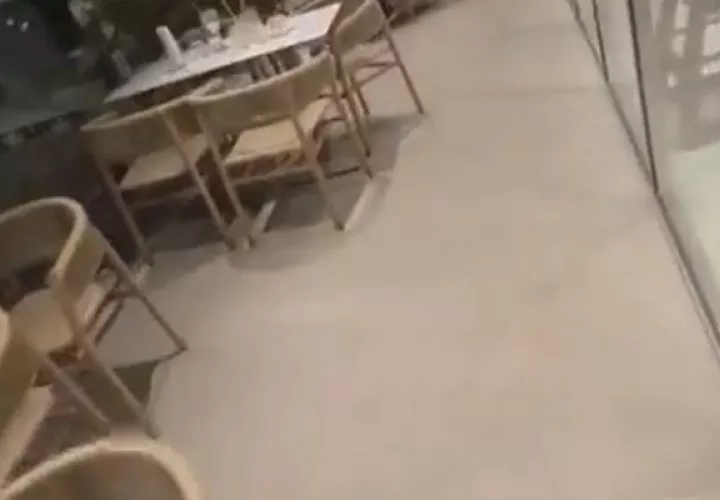 El hecho ocurrió en una de las terrazas del club. Foto: Redes Sociales