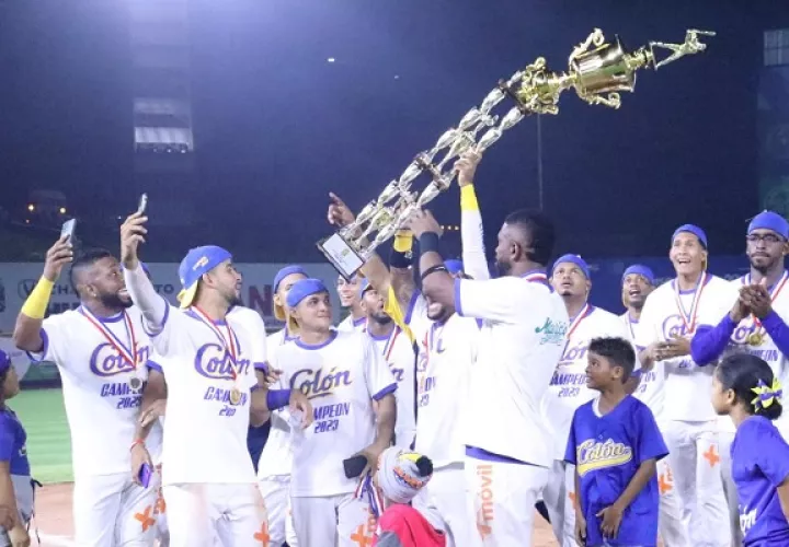 Colón es el nuevo campeón del béisbol mayor. Foto: Fedebeis