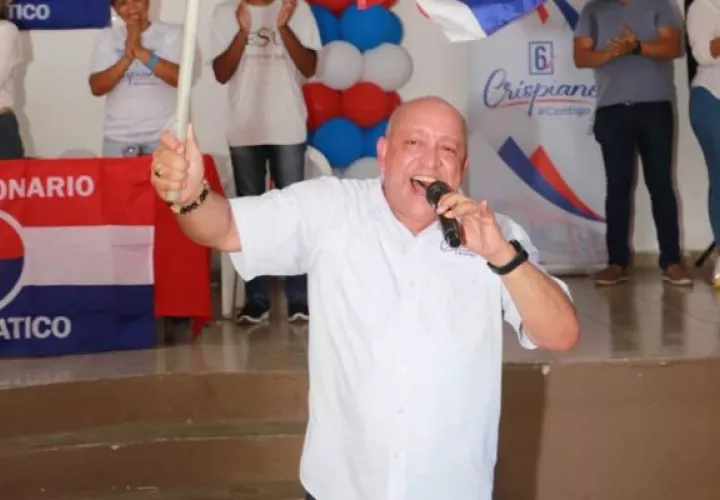 El precandidato presidencial por parte del PRD, Crispiano Adames. Foto: Cortesía