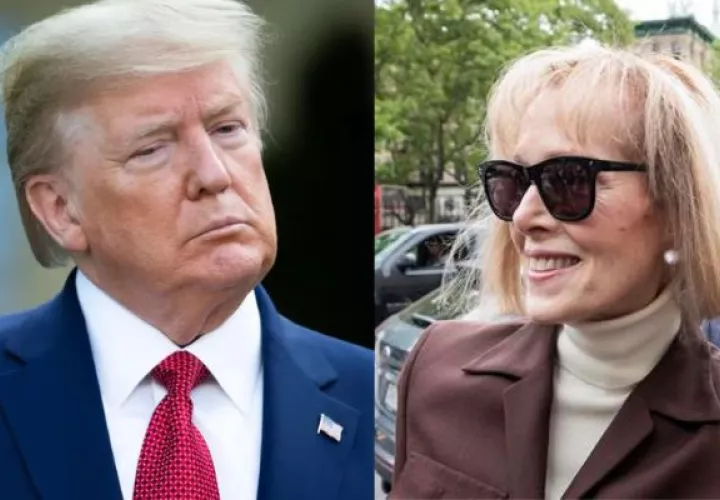 El expresidente de Estados Unidos, Donald Trump, fue acusado por la escritora E. Jean Carroll. Foto: EFE