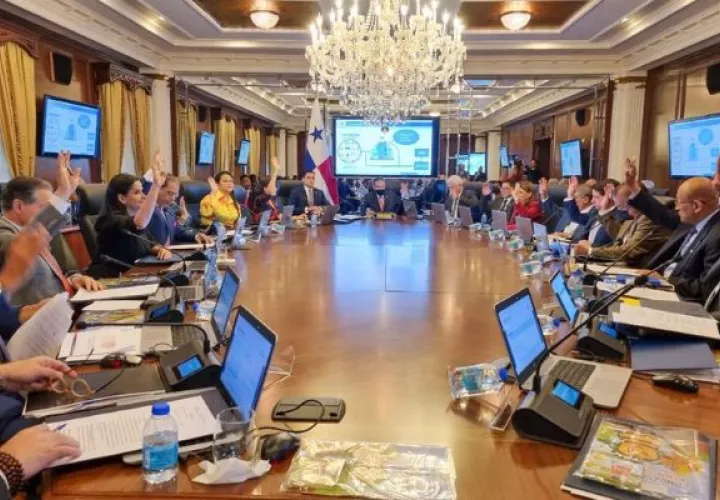 Consejo de Gabinete: Foto: Cortesía Presidencia