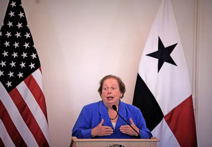 La embajadora de Estados Unidos en Panamá, Mari Carmen Aponte. EFE