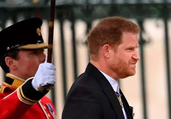 Harry solo estuvo un par de horas en Reino Unido. Foto: EFE