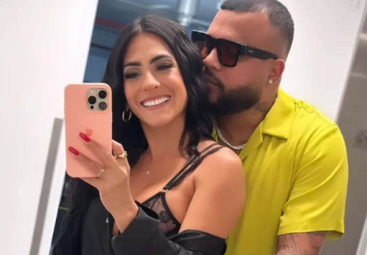 Jacky Guzman y Dímelo Flow. Foto: Instagram / @jackyguzmanpty