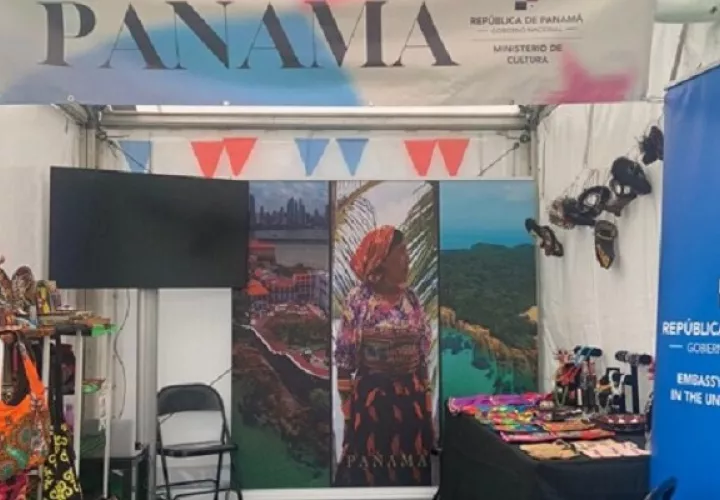En el festival  hay un 'stand' de Panamá con artesanías. Foto: Cortesía