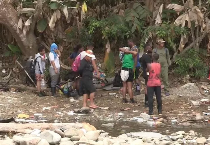 Más de 157,000 migrantes irregulares han atravesado la jungla en lo que va de año. Foto: EFE