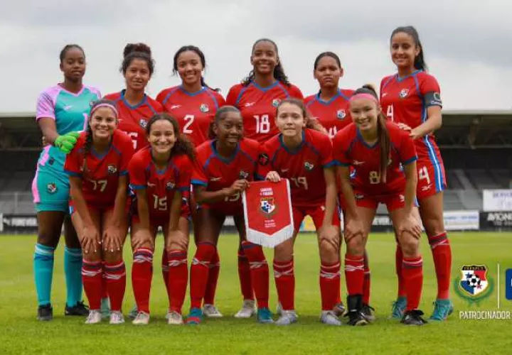 Selección Femenina Sub-20 de Panamá. Foto: Fepafut 