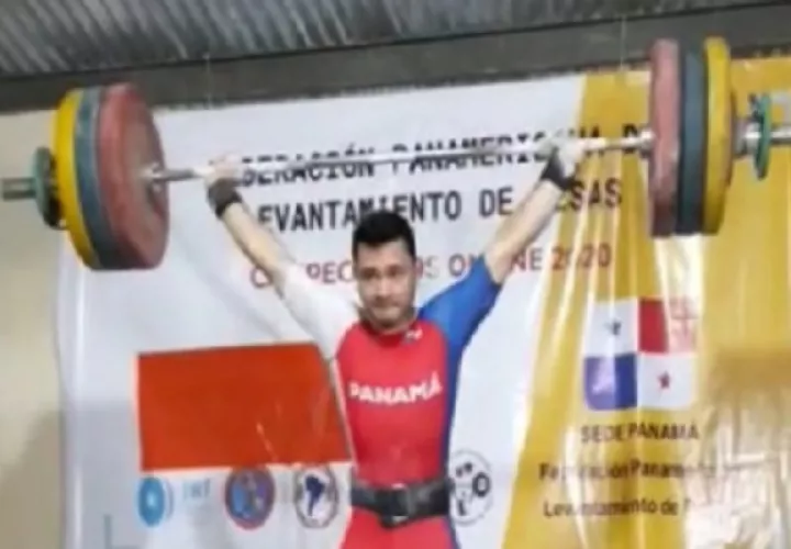 Ronnier Martínez, pesista panameño. Foto: Cortesía