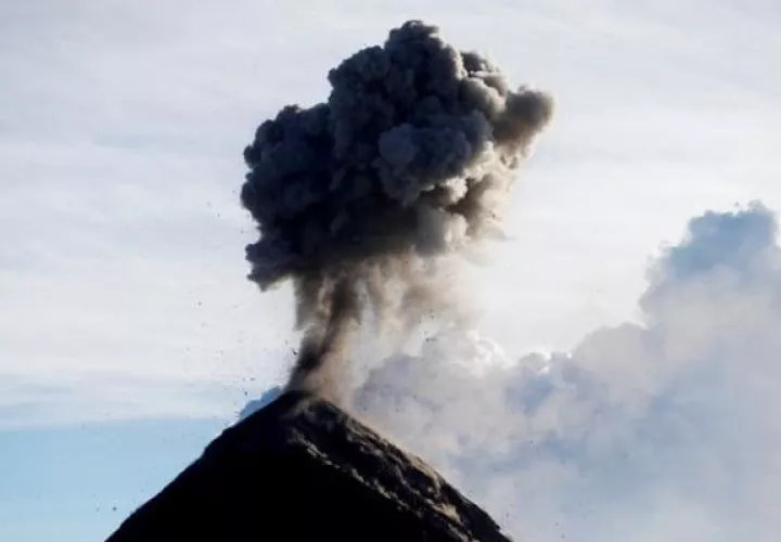 Volcán de Fuego en Guatemala. Foto: EFE