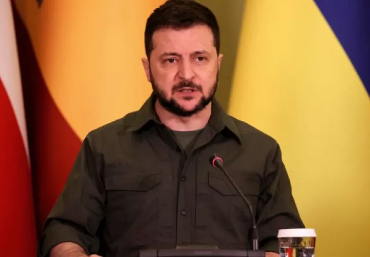 El presidente de Ucrania, Volodímir Zelenski, lanza advertencia a Rusia. Foto: EFE