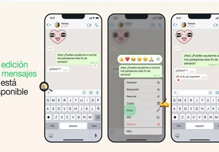 La edición permitirá hacer correcciones sencillas o agregar contexto.