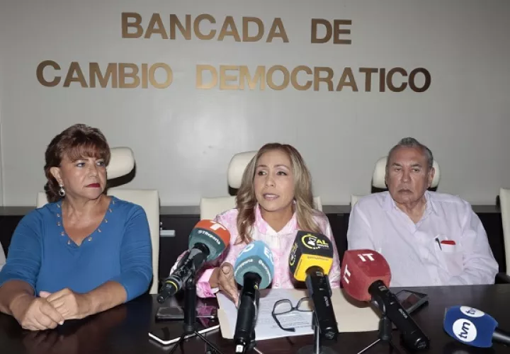 Yanibel Ábrego expuso este miércoles los constantes ataques de los que es objeto por parte de Roux. Foto: Víctor Arosemena