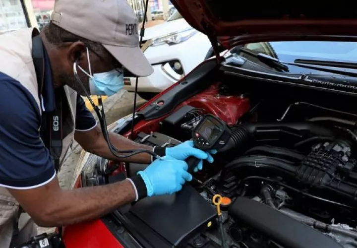 Unos 140 reclamos de propietarios de vehículos a motor. Foto: Cortesía 