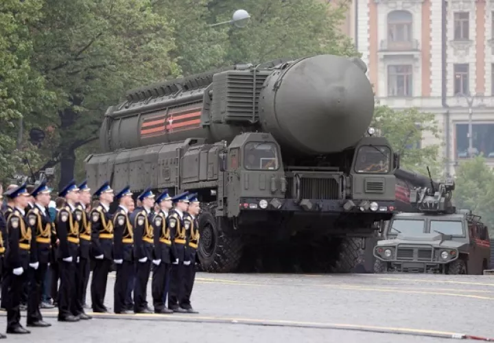 Rusia fue el tercer país que más dinero gastó el año pasado en armas nucleares. Foto: EFE