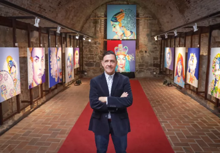 Azael Pitti se ha dedicado a las artes plásticas toda su vida. Foto: Cortesía
