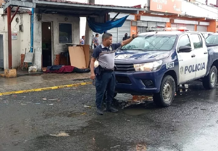 Las autoridades informaron que el incidente ocurrió en la avenida central de Cativá centro, en la provincia de Colón. Foto. Diomedes Sánchez