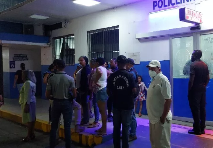 Mario Alberto Hughes, precandidato por el Partido Revolucionario Democrático fue atendido en la Policlínica Don Laurencia Jaén Ocaña. Foto. Diomedes Sánchez