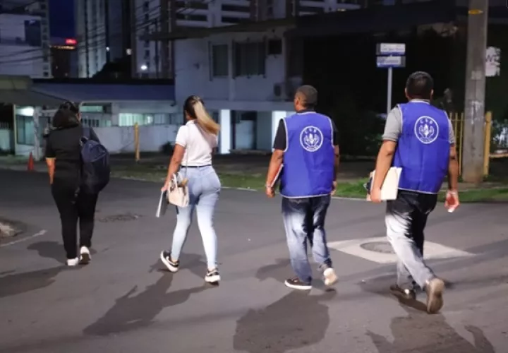 El operativo se realizó en horas de la noche. Foto: Cortesía CSS