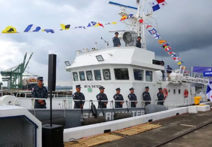 Con la embarcación Shark Water, la misión será a través de patrullajes de vigilancia. Foto: Cortesía Minseg