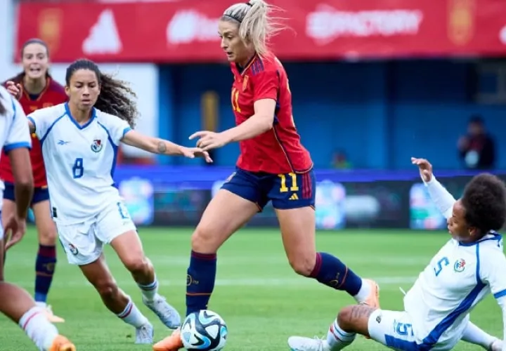Panamá no pudo con la fortaleza del equipo español que hizo su último partido de preparación. Cortesía