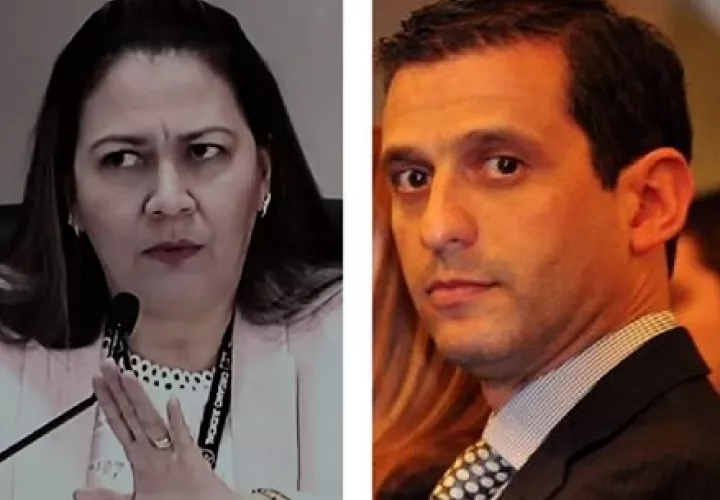 Jueza Baloisa Marquínez y Henri Mizrachi. Archivo.