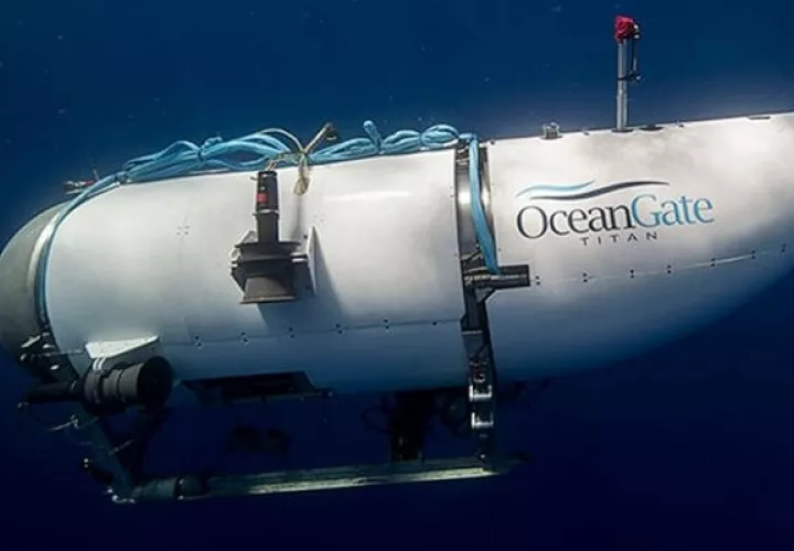 Los "escombros" encontrados cerca de la zona donde se hallan los restos del Titanic corresponden a la parte externa del sumergible.