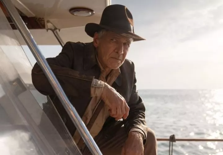 'Indiana Jones y el Dial del Destino' estrenó en Panamá esta semana. Foto: Paramount/Lucasfilm
