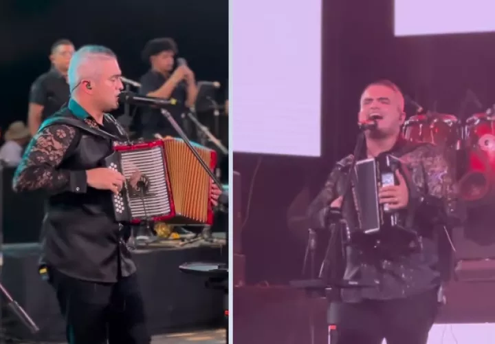 'El canoso' durante el 'show' del fin de semana. Foto: Instagram
