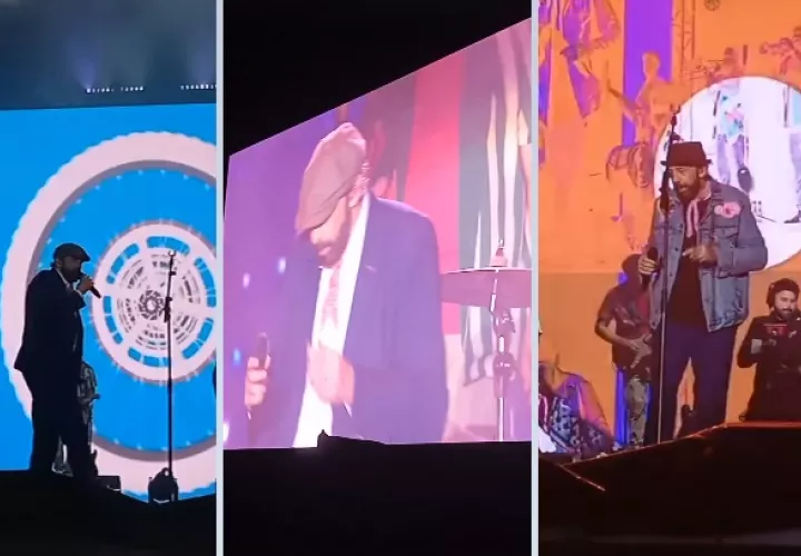 Juan Luis Guerra durante su presentación en Pannamá. Fotos: @magicdreamsinc