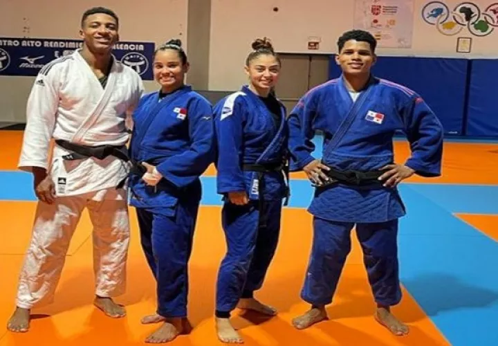 Judocas panameños se preparan para los Juegos Centroamericanos y de Caribe 2023. Foto: Cortesía.