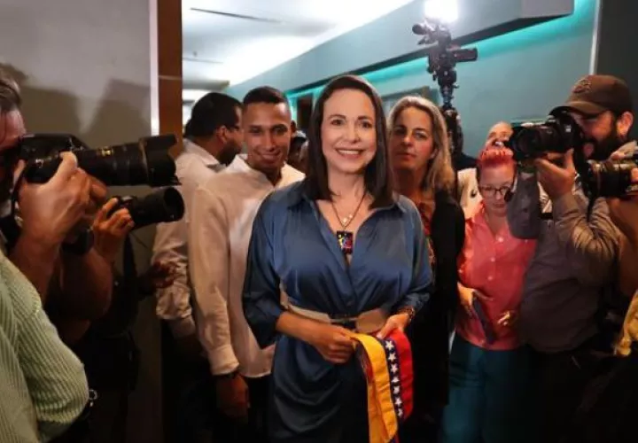 María Corina Machado, candidata de Vente Venezuela (VV). Foto: EFE