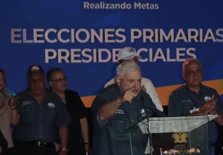 Ricardo Martinelli venció en las primarias presidenciales de Realizando Metas. Foto: Victor Arosemena