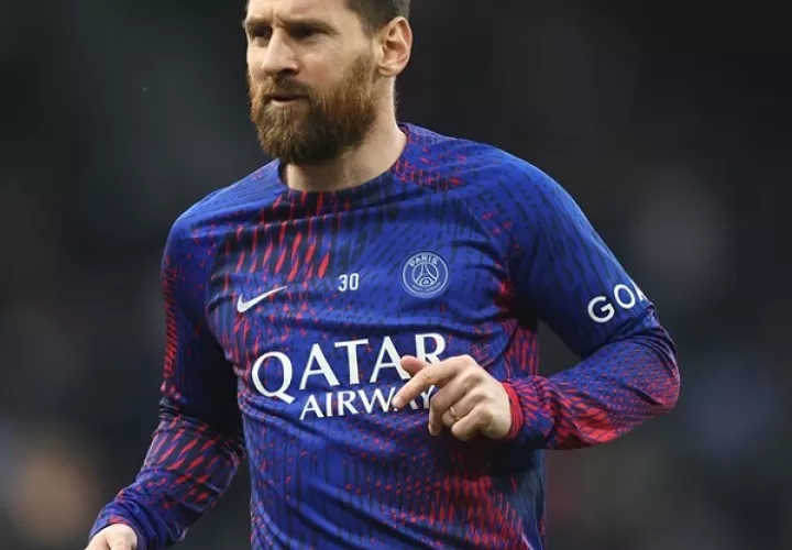El jugador argentino del PSG, Leo Messi. Foto: EFE