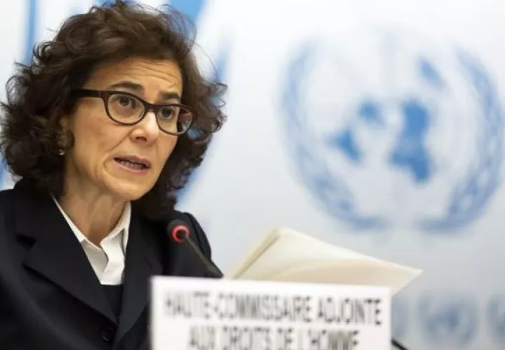  Nada Al-Nashif, alta comisionada adjunta de la ONU para los derechos humanos. Foto: EFE