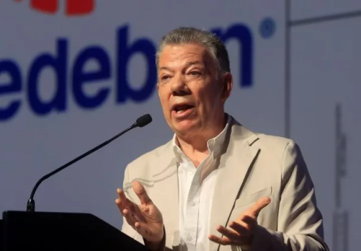 El expresidente de Colombia Juan Manuel Santos, ganador del Premio Nobel de Paz en 2016.