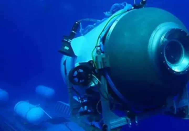 Los restos del sumergible fueron encontrados cerca de la zona donde reposa el transatlántico "Titanic".