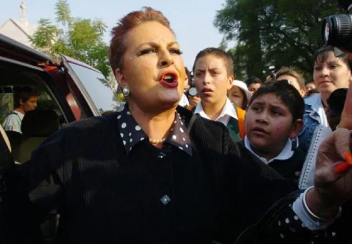 La conductora de televisión mexicana Talina Fernández. Foto: EFE