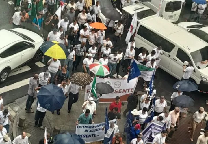 La marcha se llevó a cabo de manera pacífica. Foto: Cortesía Tráfico Panamá
