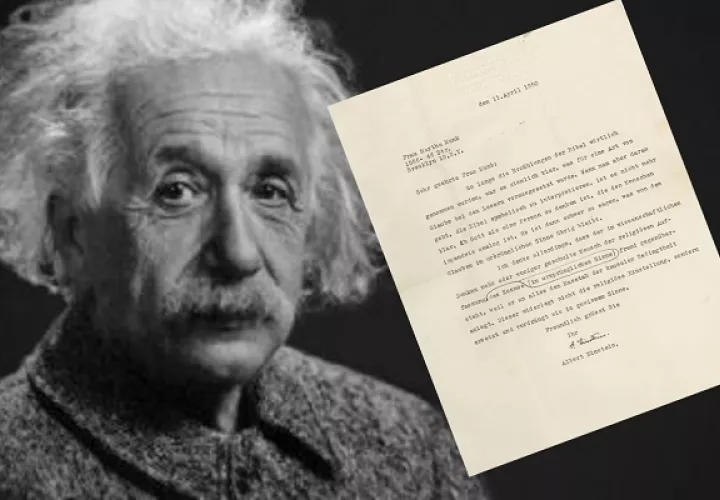Einstein consideraba la Biblia como una colección de leyendas venerables, pero bastante primitivas. 