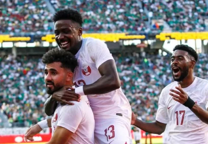 Jugadores de Catar. Foto: Twitter