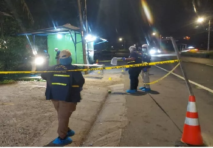 Las autoridades iniciaron las investigaciones por este nuevo homicidio en Colón. Foto. Diomedes Sánchez