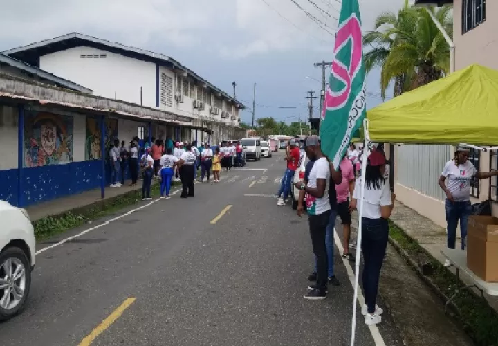 En la provincia de Colón hay habilitados 20 mil votantes para las primarias. Foto. Diomedes Sánchez