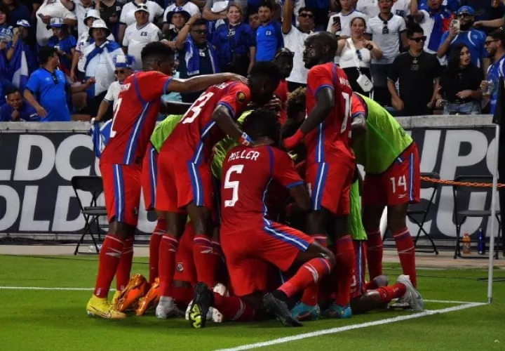 Jugadores de la selección de Panamá. Foto: Fepafut  